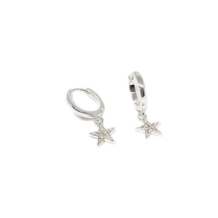 Astrid Star Earrings - Silver for wholesale by Clementine Jewellery