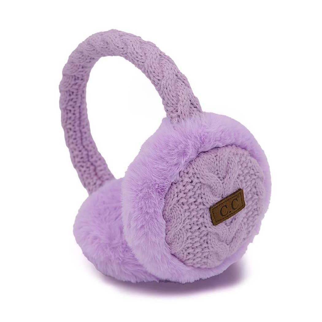 Fashion City - Wholesale Earwarmers/Ear Muffs - Women's - Cable Knitted Faux Fur Ear Muffs9
