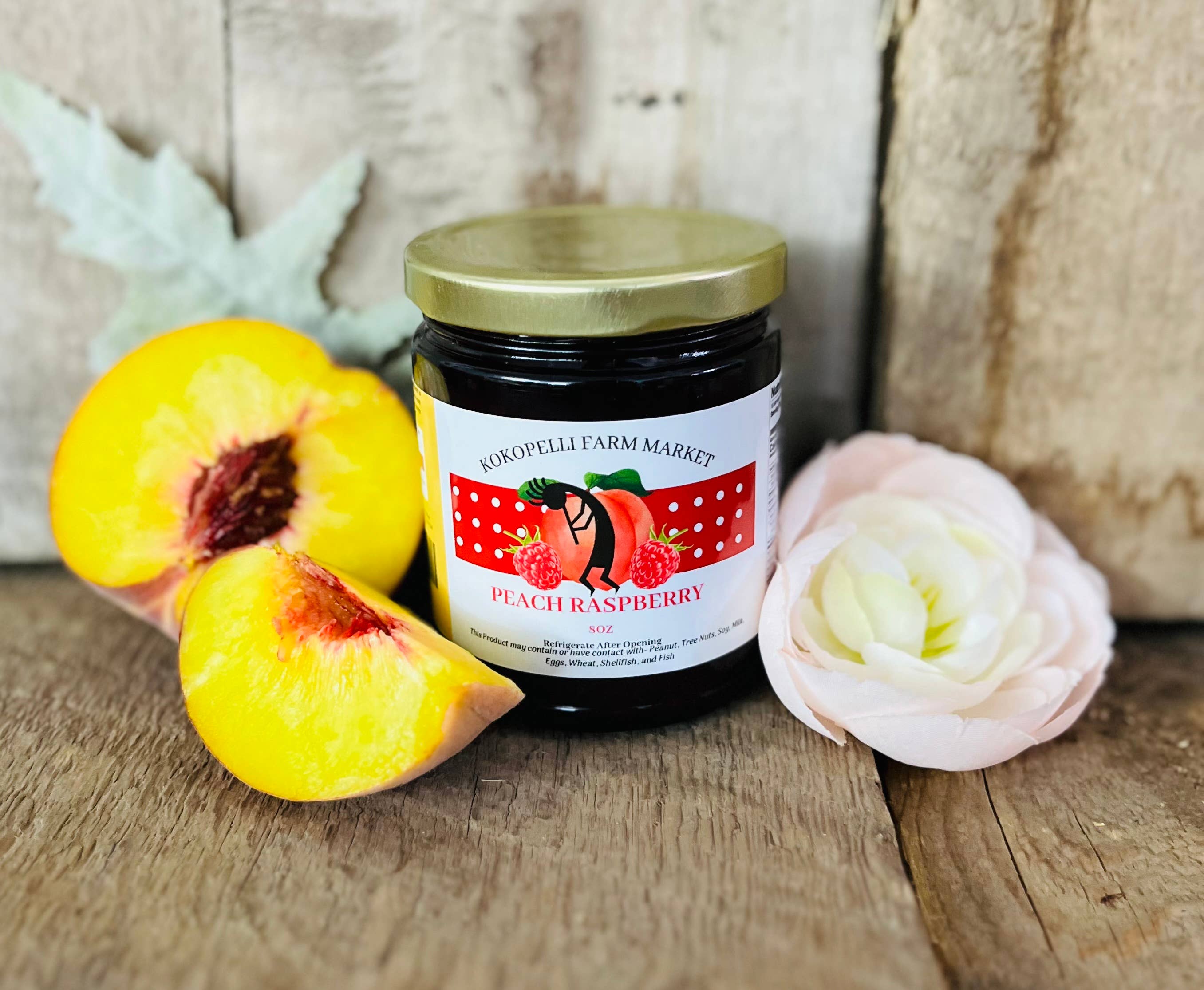 Kokopelli Farm Market – Großhandel Marmelade/Gelee – Pfirsich-Himbeermarmelade