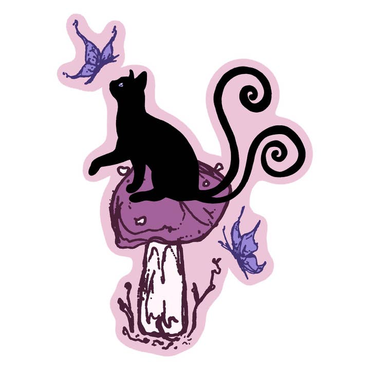 autocolante de cogumelo rubi por atacado de Rubylightnites