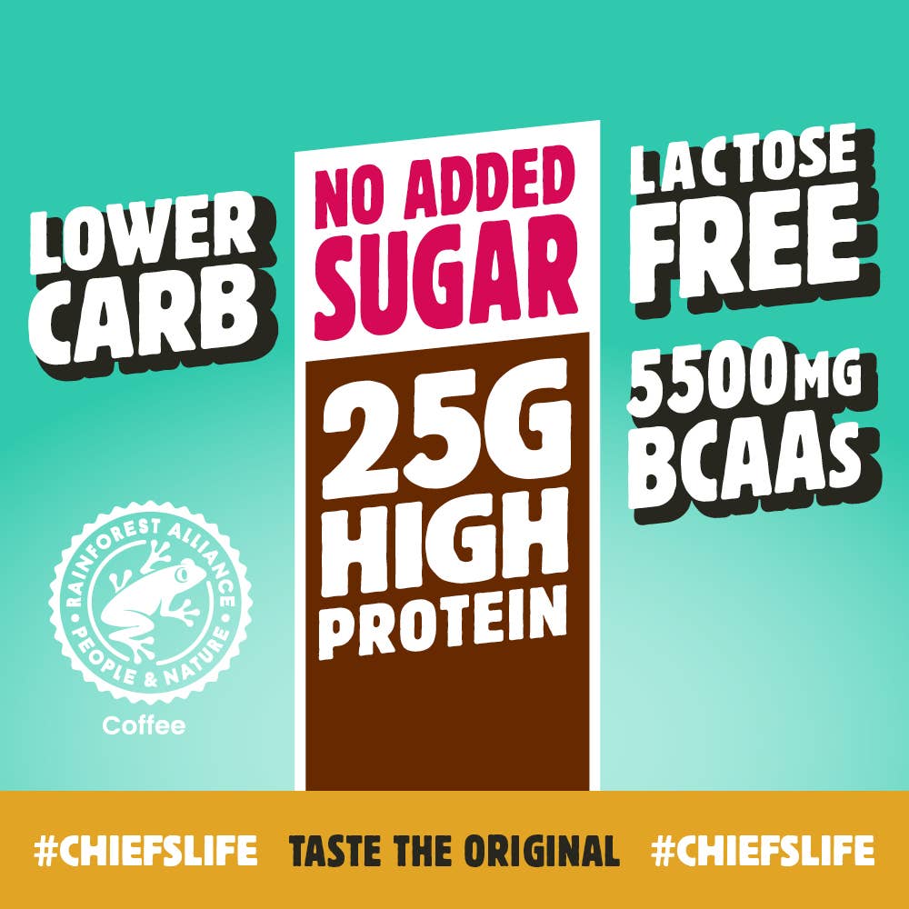 Chiefs - Wholesale Sports/Energy Drink - Chiefs Milk Protein Drink Coffee County 330ml3