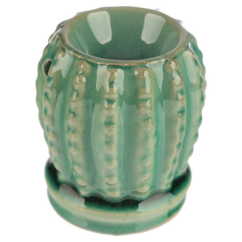 Puckator EU - Wholesale Oil Warmer - Eden Mini Cactus Ceramic Oil Burner1