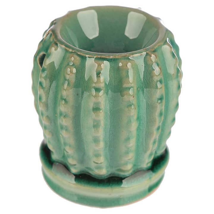 Puckator Ltd – wholesale Oil warmer – Eden Mini Cactus Ceramic Oil Burner1