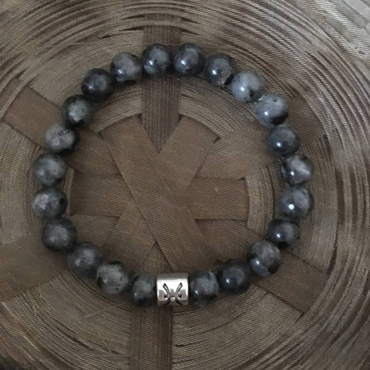 Labradorite Pisces Star Sign Zodiac Sign Bracelet for wholesale by Roshni Desai & Things