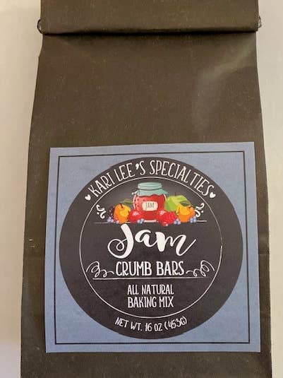 Jam Crumb Bars Mix for wholesale by Kari Lee's Specialties
