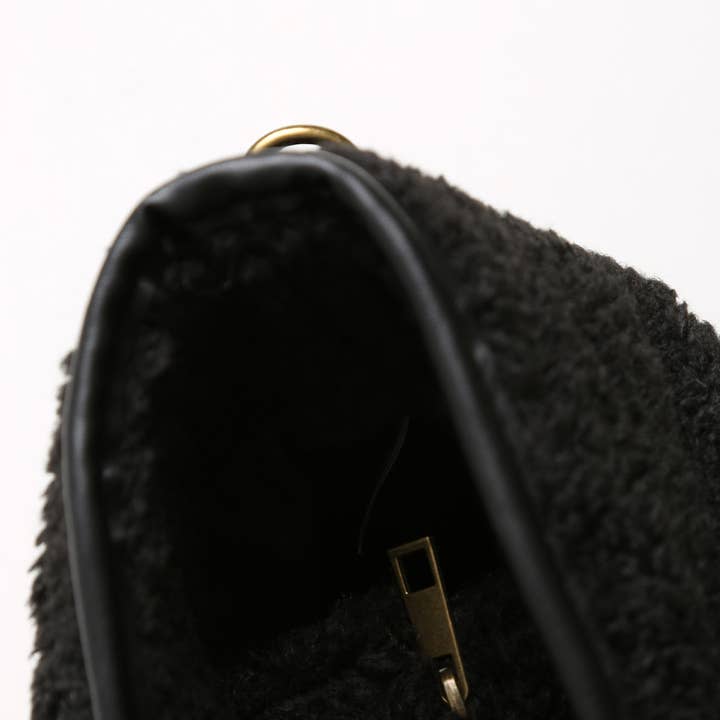 Fashion City - Wholesale Shoulder bag – women's - Solid Color Sherpa Shoulder Tote Bag4