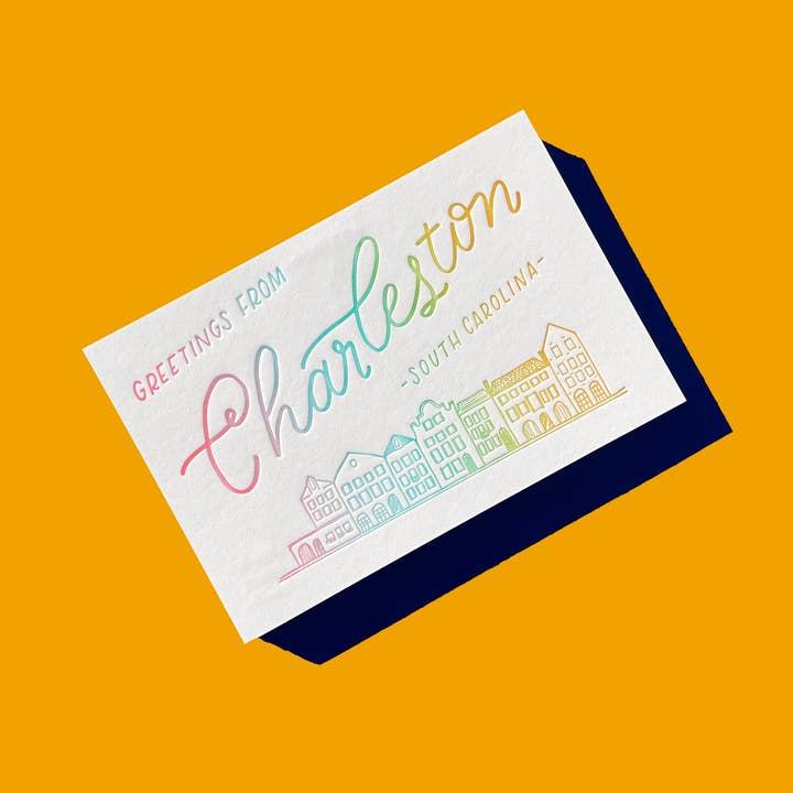 Greetings from Charleston, SC - postcard - Local Love and other Purchase Wholesale charleston sc. Free Returns & Net 60 Terms on Faire trending on Faire.
