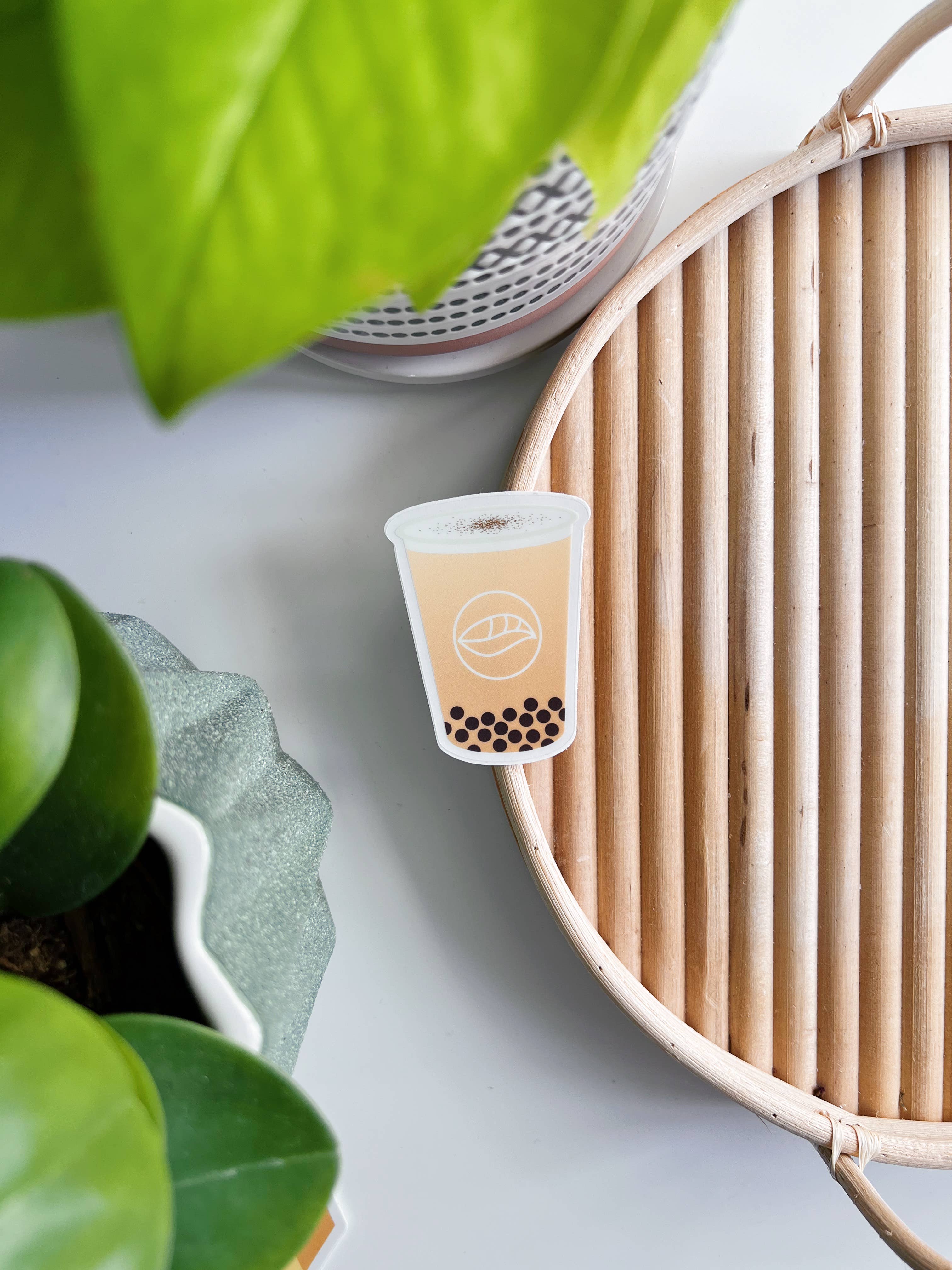 Matcha Paper Co. - Wholesale Sticker - Gradient Boba Clear Vinyl Stickers3