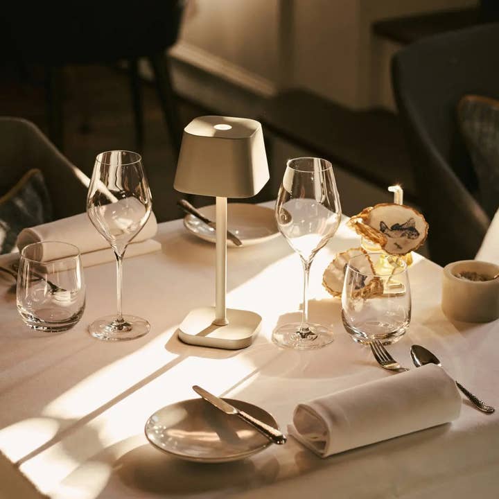 Tavellio - Wholesale Accent/Desk Lamp - Ava Shadow Grey - Rechargeable Table Lamp | Stylish, Cordless & Dimmable20