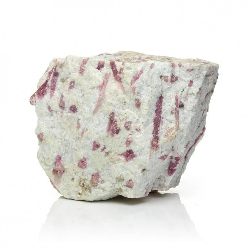 UniArt - Wholesale Spiritual Stone/Crystal - Pink tourmaline in matrix with aquamarine3