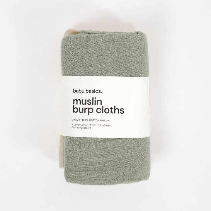 Babu - Wholesale Burp cloth set – Baby - Muslin Burp Cloth Set (2 pack)8