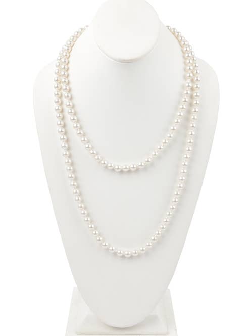 Collier à 2 lignes de perles pour la vente par MYS Wholesale Inc