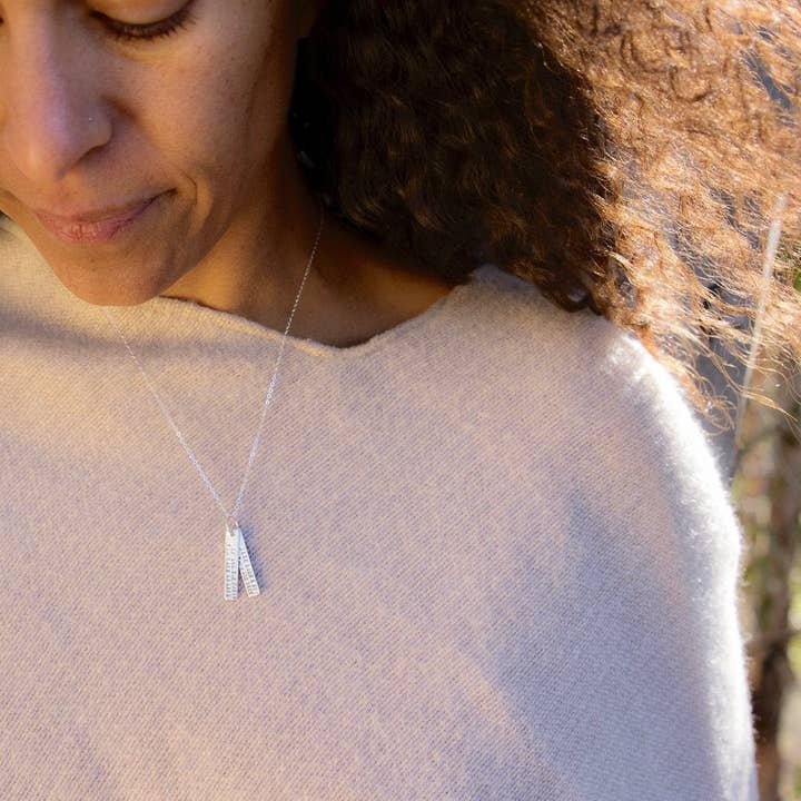 Chocolate and Steel – wholesale Pendant/charm necklace – I don't know where I'm going, but I promise it won't be boring -David Bowie quote8