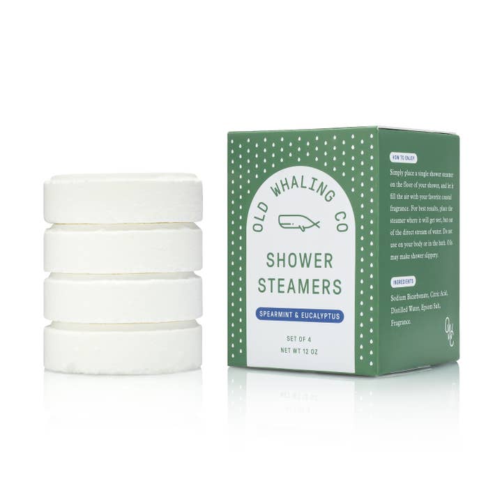 Old Whaling Company - Wholesale Shower Steamer/Bomb - Spearmint & Eucalyptus Shower Steamers