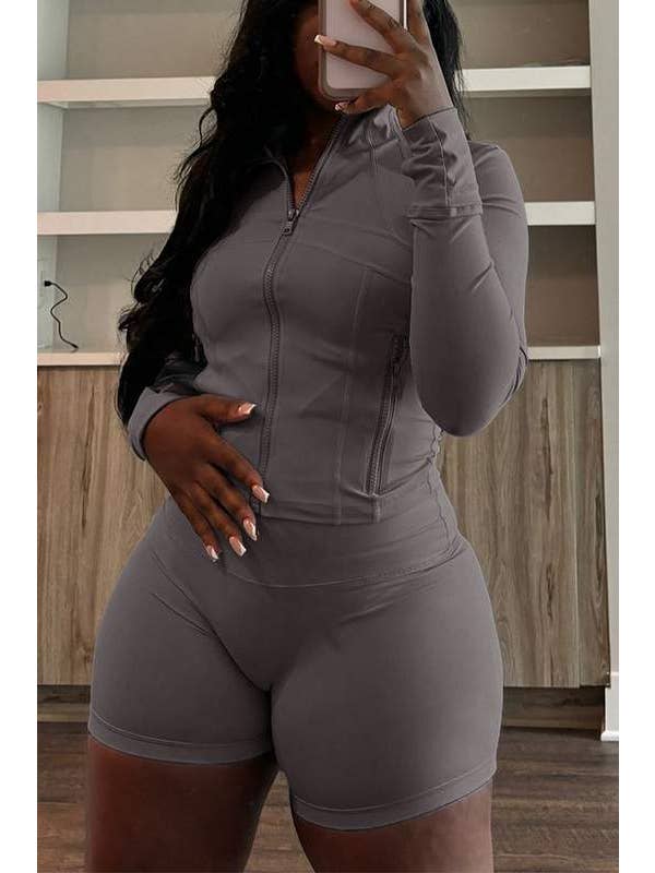 Queen Fashion - Wholesale Top & Skirt Set - Women's - 2 pieces tracksuit set