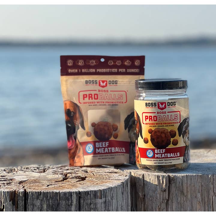 BOSS DOG BRAND, INC. - Wholesale Pet Treats - Dog - Boss Dog Proballs - Beef (6 oz)2