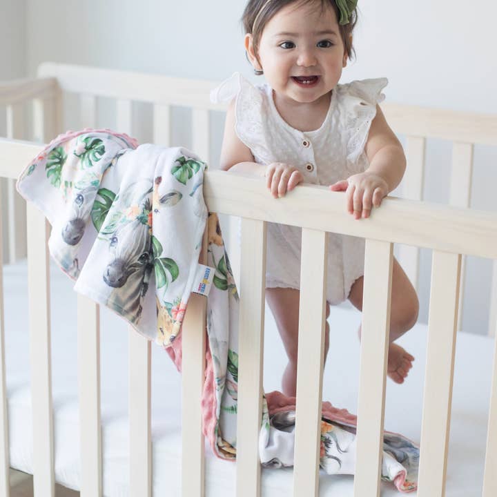 Honey Lemonade- Minky Baby Blankets and Gifts - Wholesale Bedding Blanket - Kids & Baby - Baby & Toddler Minky Blanket - Africa Animals3