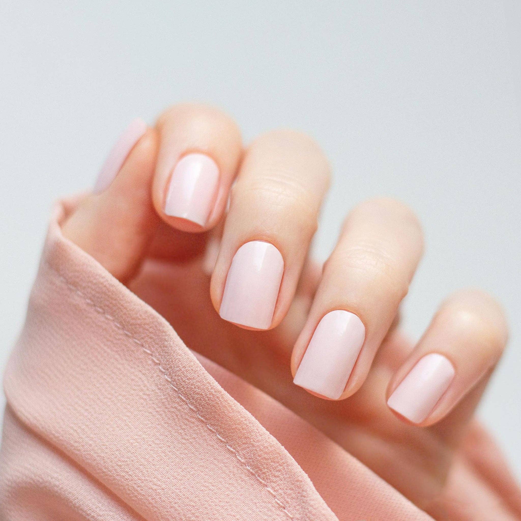 AVOA Beauty - Vendita all'ingrosso Nail art/decalcomania unghie - Marshmallow - 16 fasce per unghie adesive rosa chiaro4