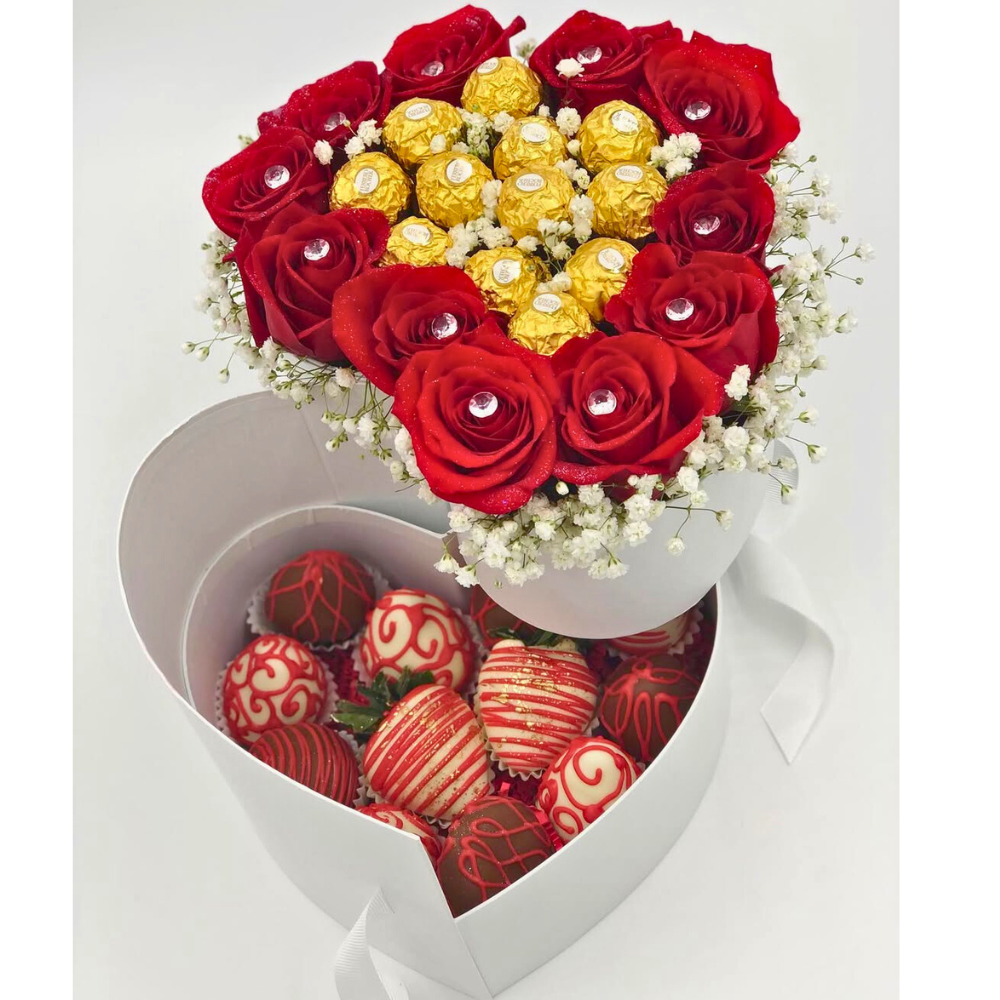 UNIKPACKAGING - Vendita all'ingrosso Confezioni regalo - Scatola a Cuore a Doppio Strato con Fodera per Regali e Fiori11