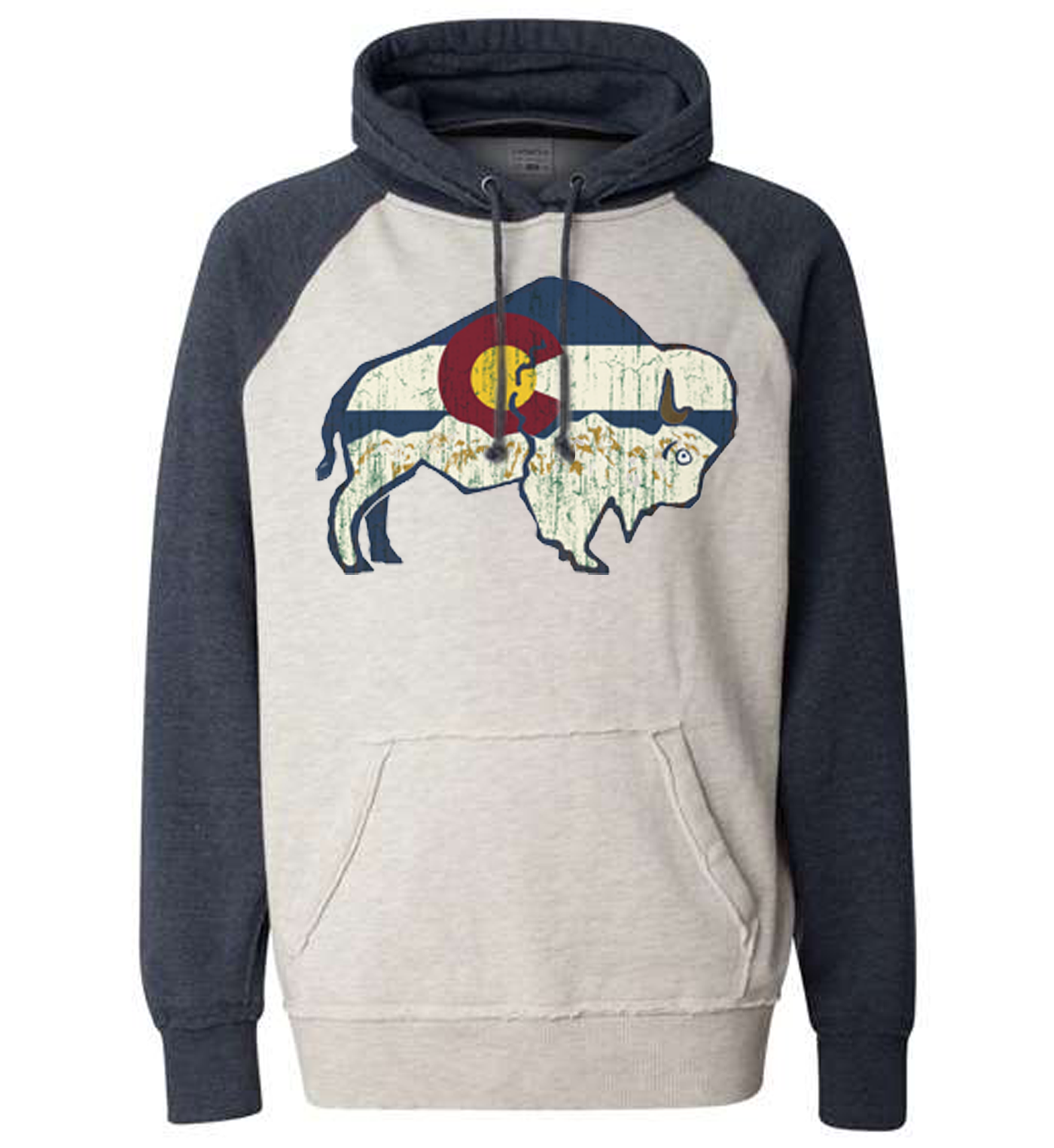 S.L. Revival Co. - Wholesale Hoodie - Unisex - Colorado Buffalo Hippy Hoodie2
