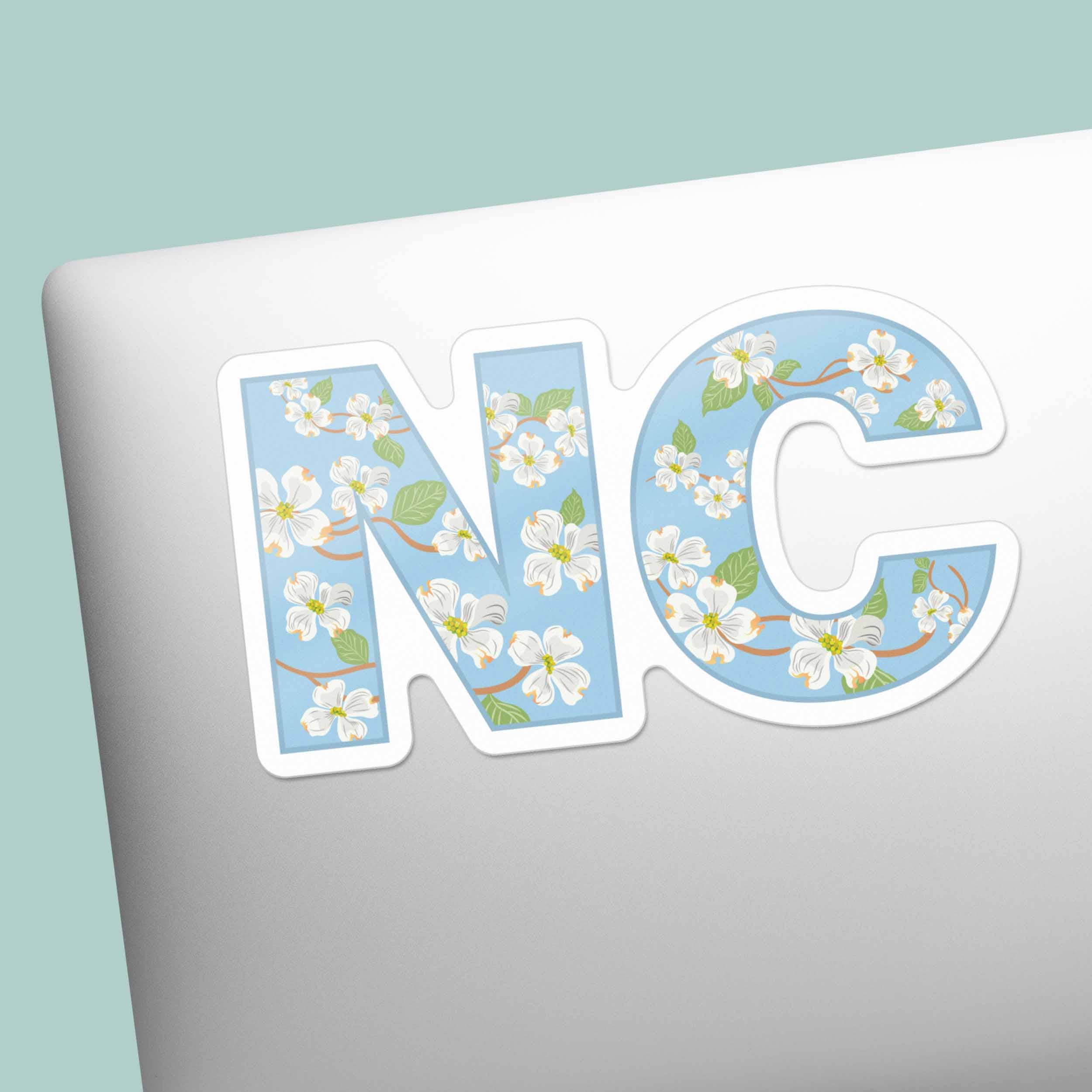 Sentinel Supply - Wholesale Sticker - North Carolina Dogwood State Flower Sticker - Cute NC Decal2
