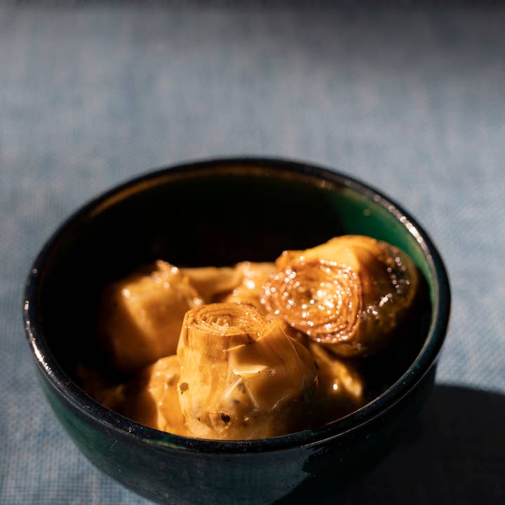 almasicily - Wholesale Pickled Vegetables - Sicilian artichokes “Heart” in oil 230g jar2