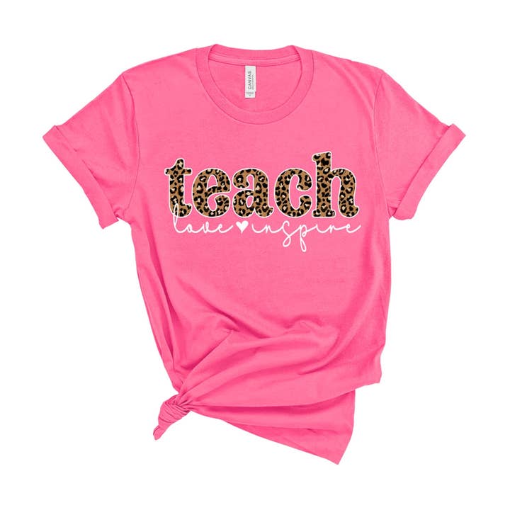 Teach, Love, Inspire T-Shirt for wholesale by Viv&Lou