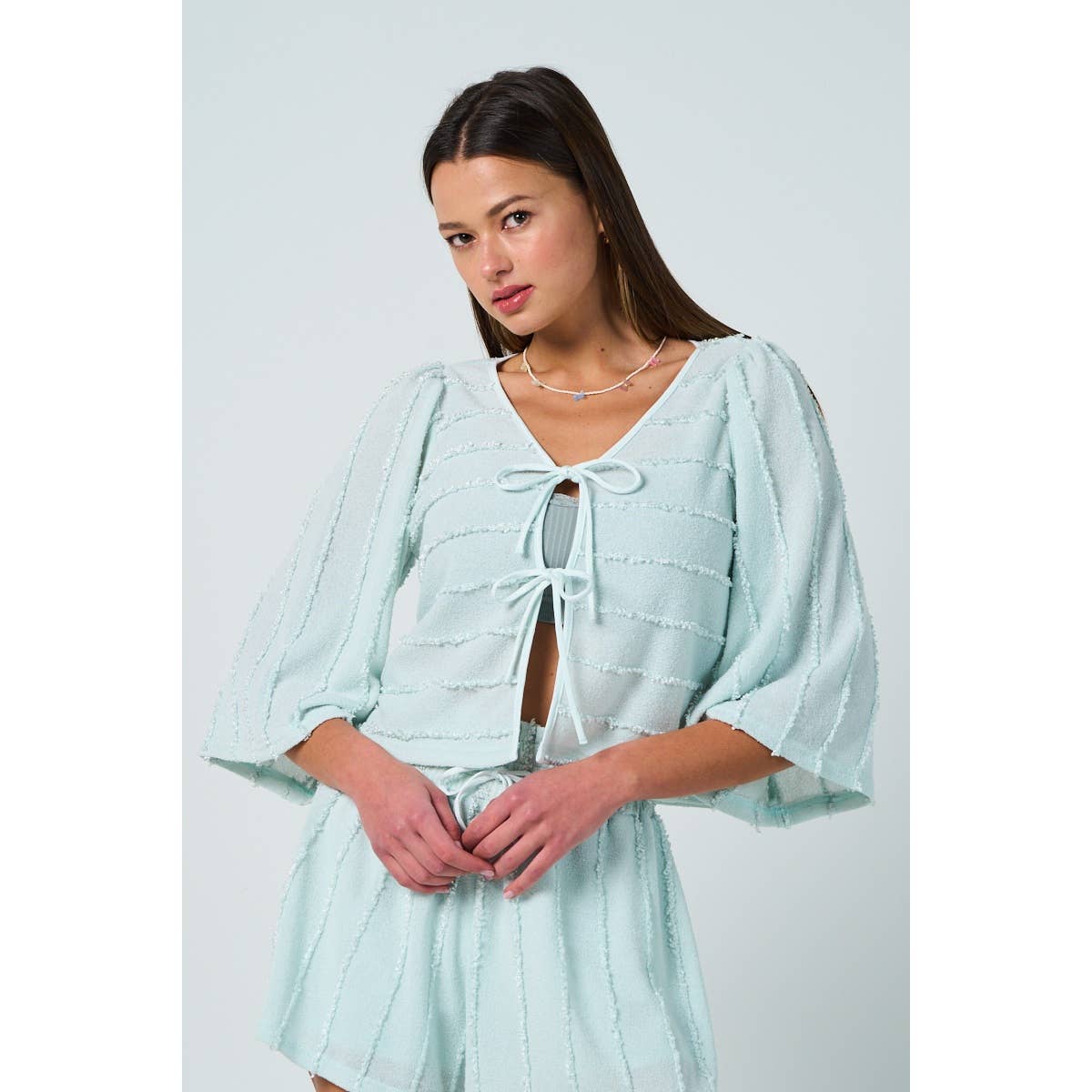 The GREii – wholesale Top & pants set (NOT Loungewear) – Women's – Lace Up Summer Sets2