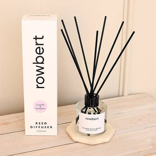 Lavender & Eucalyptus Reed Diffuser for wholesale by Rowbert