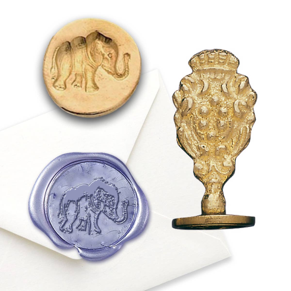 Freund Mayer & Co. - Wholesale Rubber/Decorative Stamp - Florentine Brass Wax Seal Stampers-over 50 popular symbols13