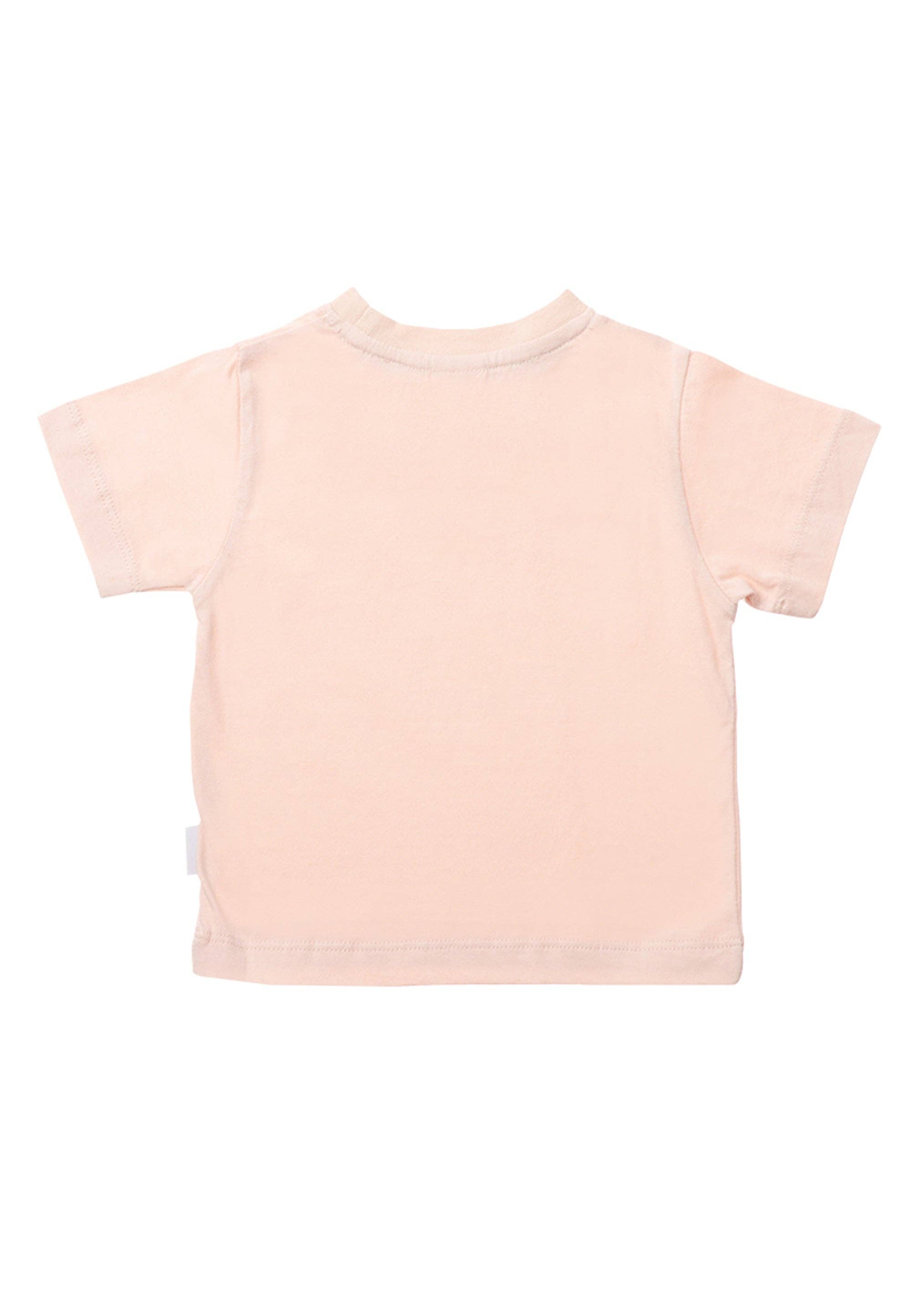 Liliput – Engroshandel  – 2-pak T-shirts i økologisk bomuld i farverne rose og abrikos med tryk 'let's dream'5