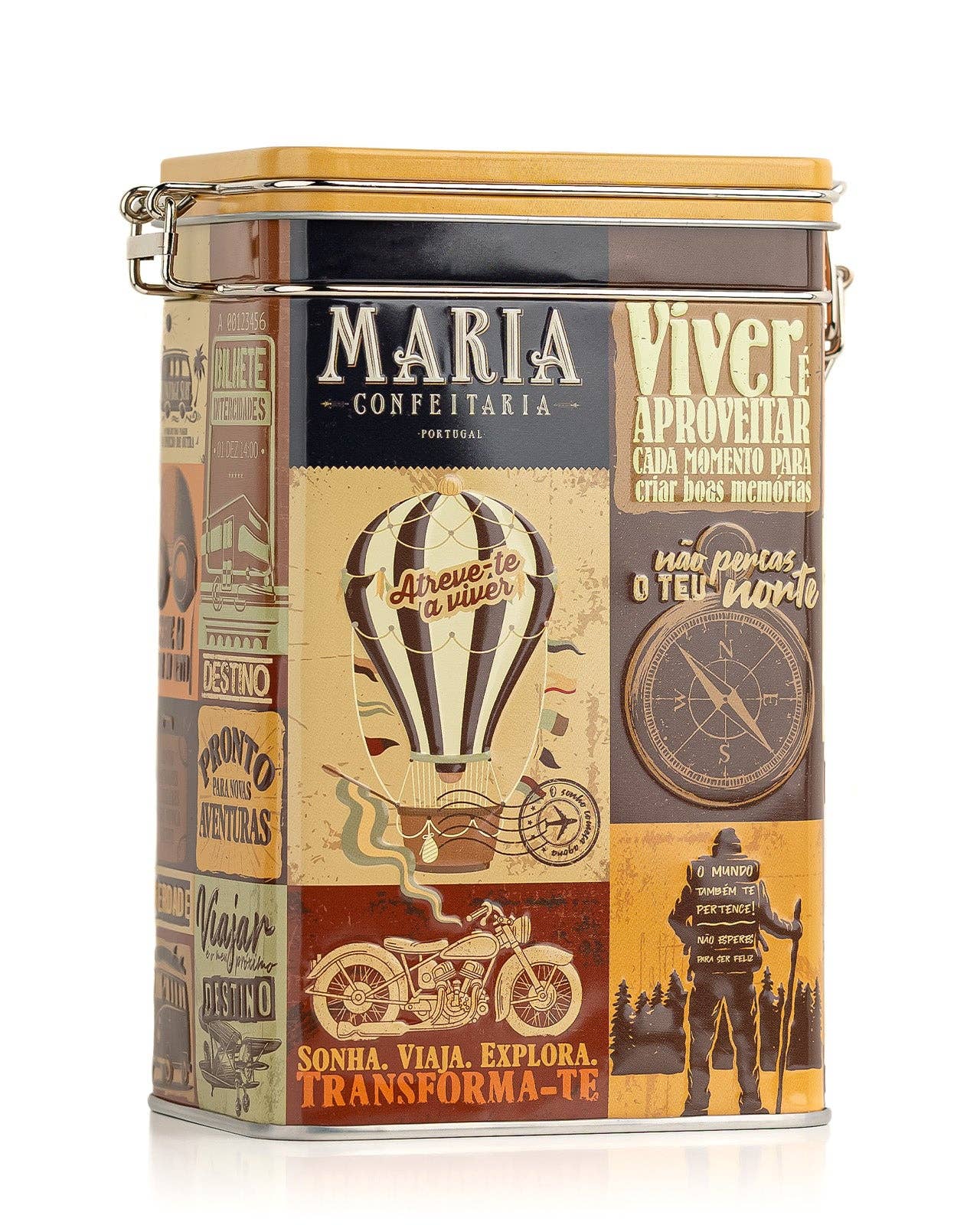 Maria Confeitaria - Wholesale Cookie - Tin of Ginger Biscuits Viagem Maria Confectionery2