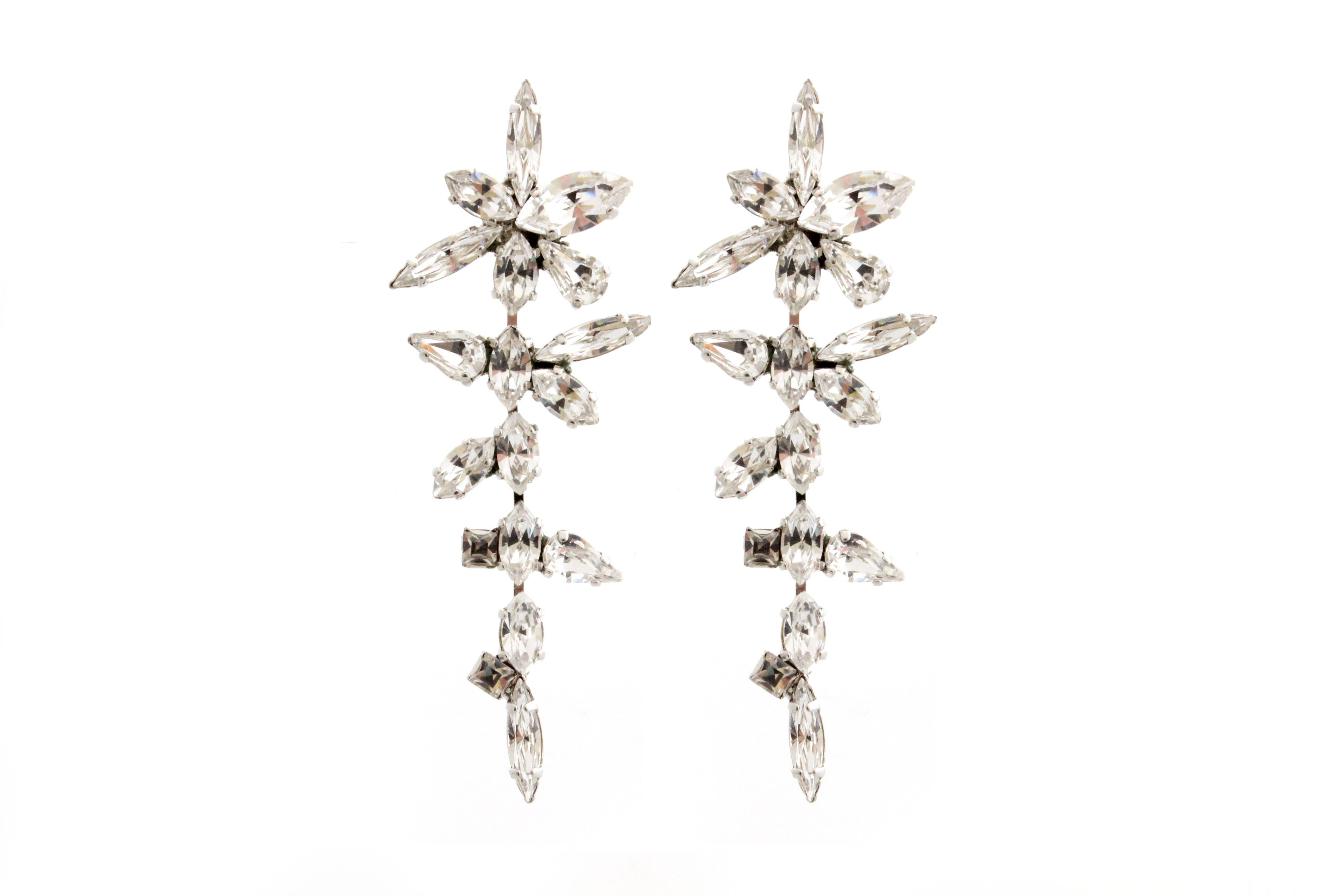 House of Emmanuele - Wholesale Dangle earrings - TITAN CRYSTAL DIONE EARRINGS