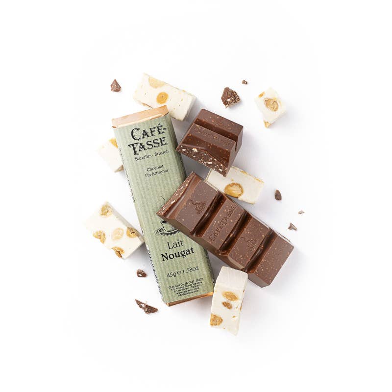 Café-Tasse - Wholesale Chocolate - Nougat milk (stick, per 15)