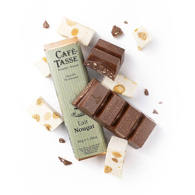 Café-Tasse - Wholesale Chocolate - Nougat milk (stick, per 15)0