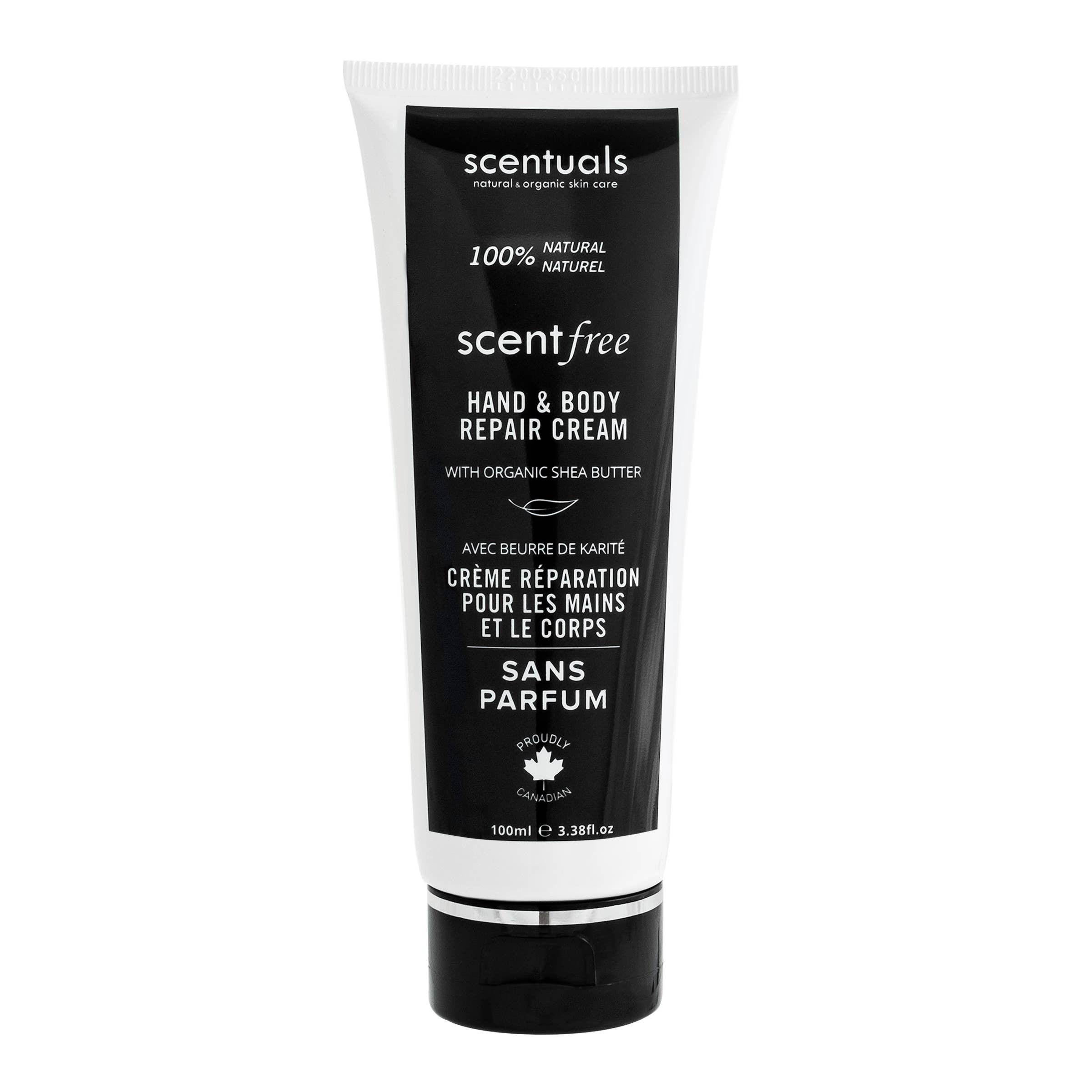 Scentuals Natural & Organic Skin Care - Wholesale Hand Cream/Lotion - Scentfree Hand Repair Cream1