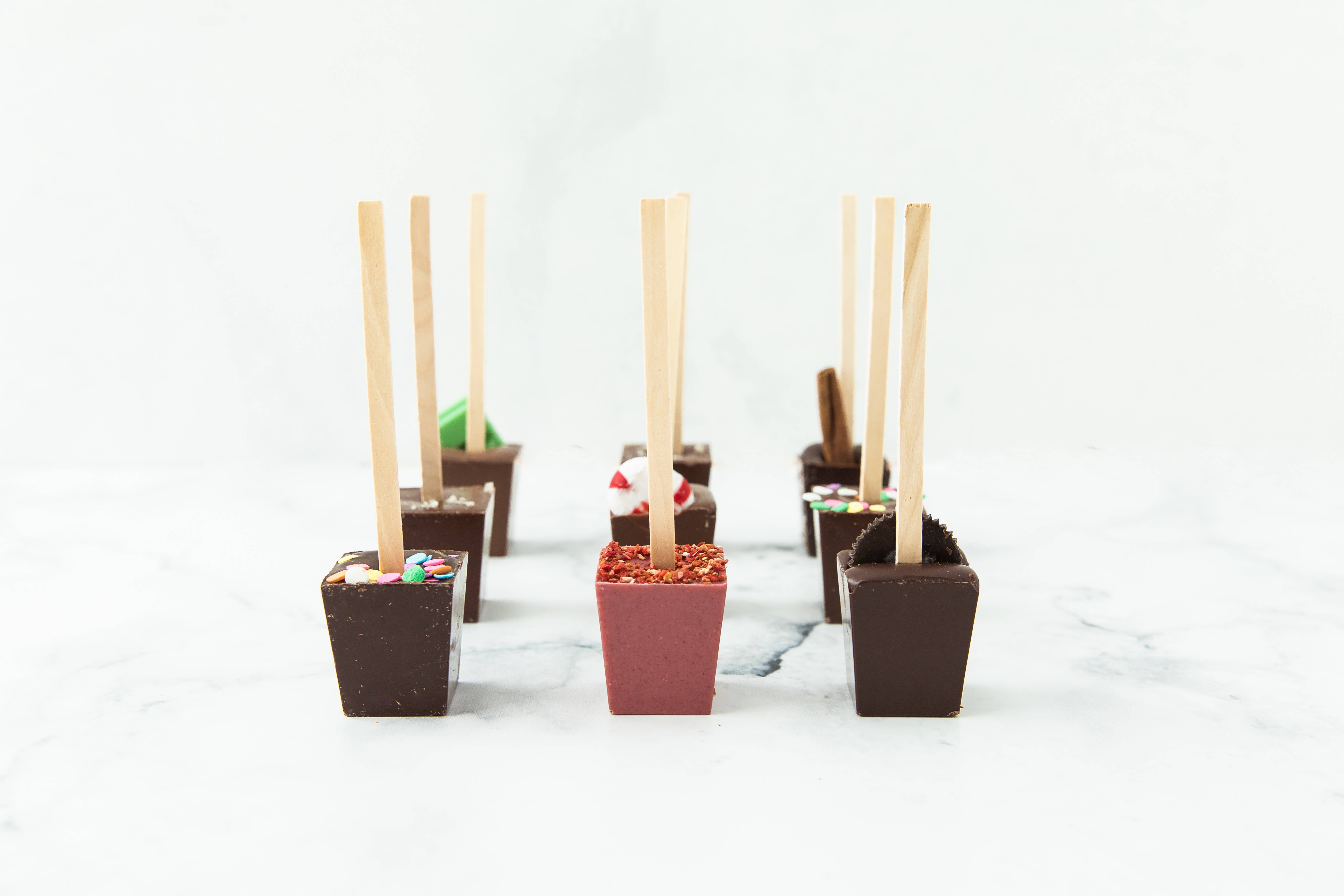 Melville Candy Gourmet Chocolate Stirrers - Naturally Flavored Stirrers for  Beverages - Chocolate with Mini Marshmallows, 8 Count