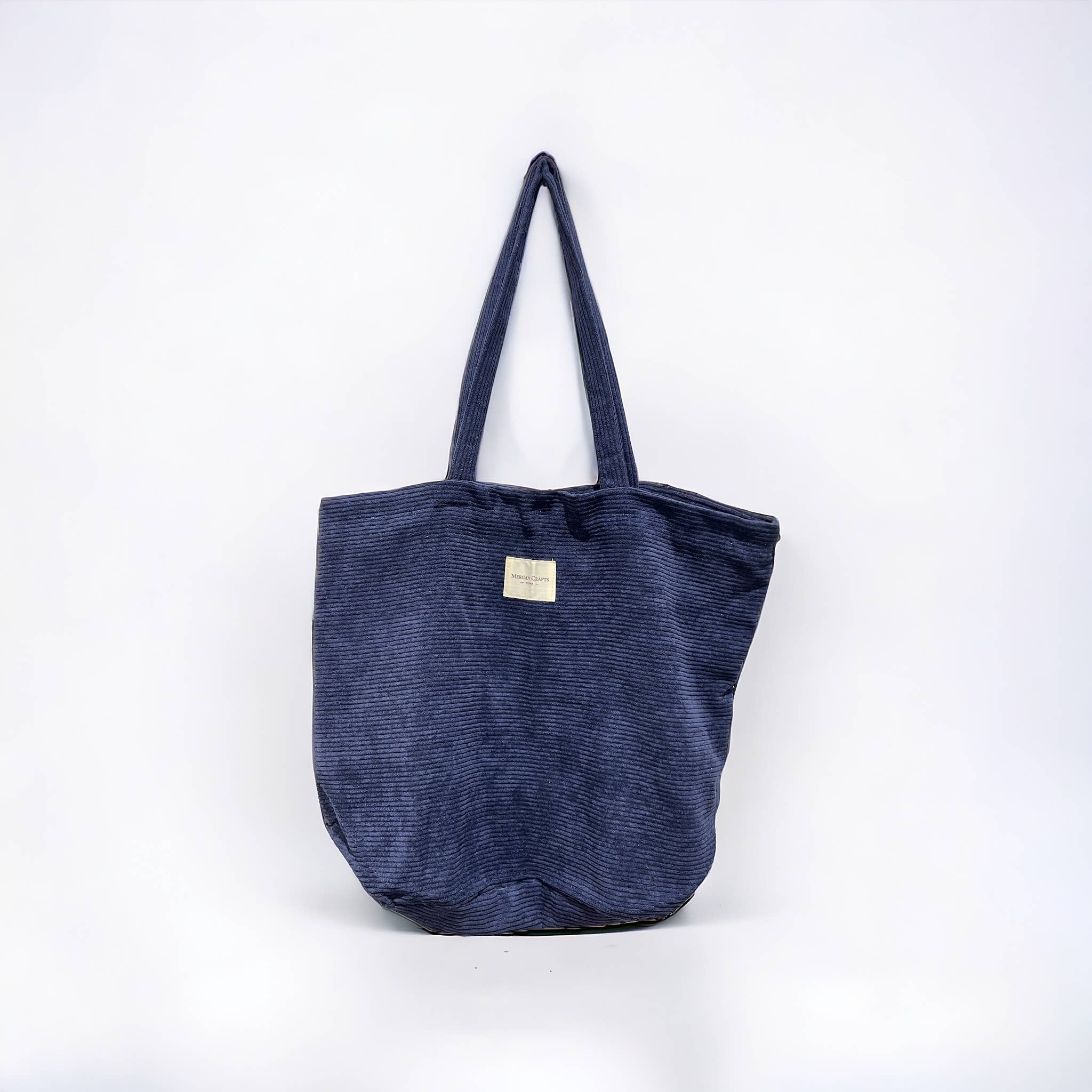 MERGAN CRAFTS - TEXTILE - Vendita all'ingrosso Borsa tote - Donna - Borsa per la spesa grande, borsa tote, con tracolla lunga - Velluto a coste1