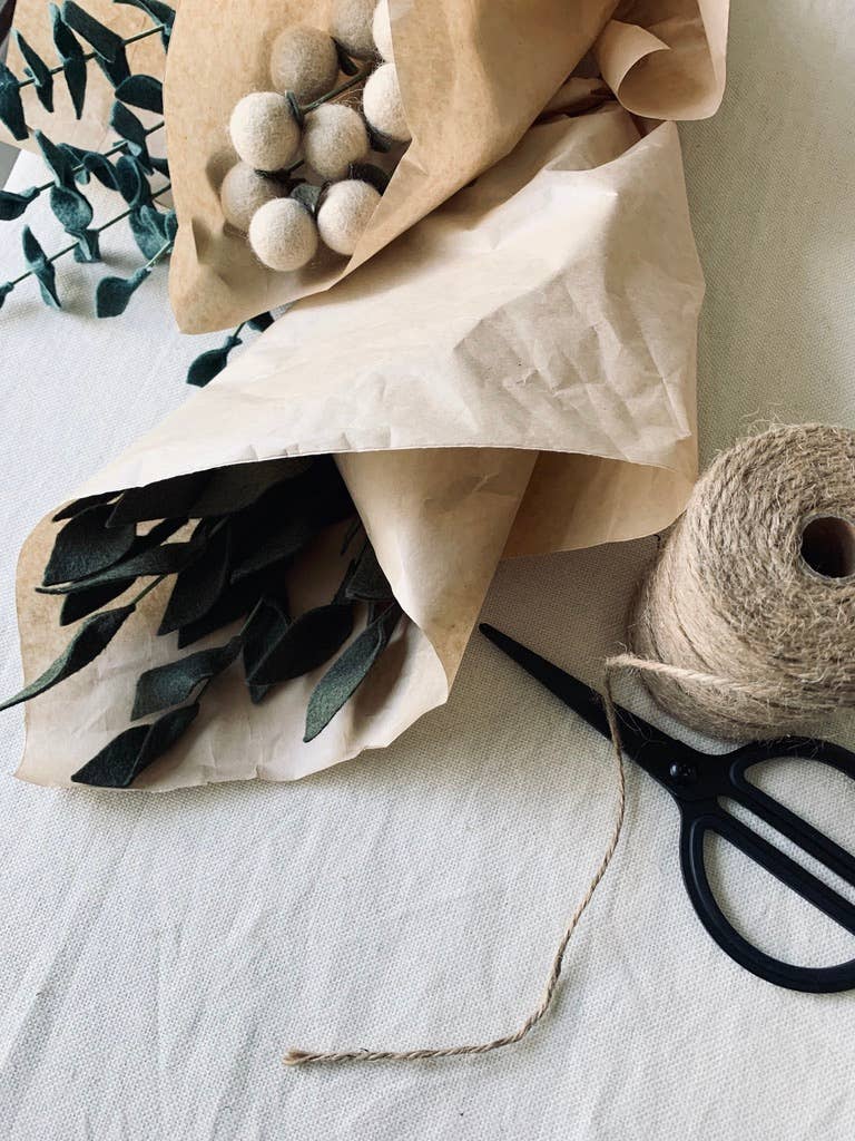 Fleurish Felt Flower Co. – Flores artificiais por atacado – Haste de Semente de Feltro4