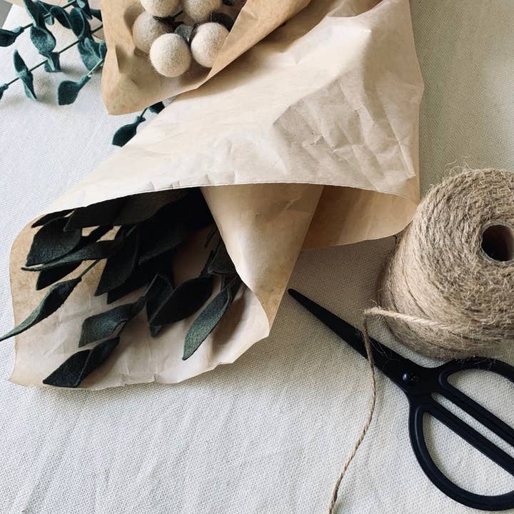 Fleurish Felt Flower Co. - Wholesale Artificial flowers - Felt Linen Seed Stem4