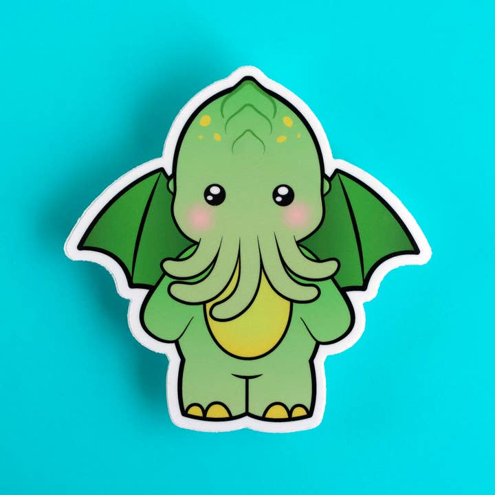 LuxCups Creative - Vente Autocollant - Autocollant mignon Thulhu1