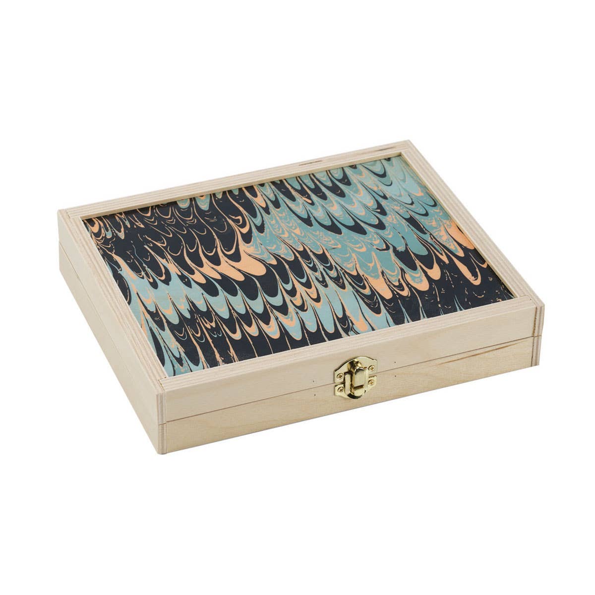 Wolfum Studio – Großhandel Brettspiele – Seafoam Marble Reise-Backgammon-Set1