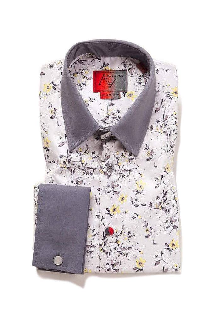 Aayat Menswear - Wholesale Button Down Shirt - Men's - FRENCH CUFF SHIRTS WITH REMOVABLE COLLAR MONTPELLIER4