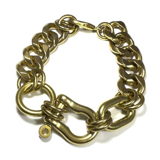 CHAIN: SHACKLE TRIO for wholesale by Rachel Nathan