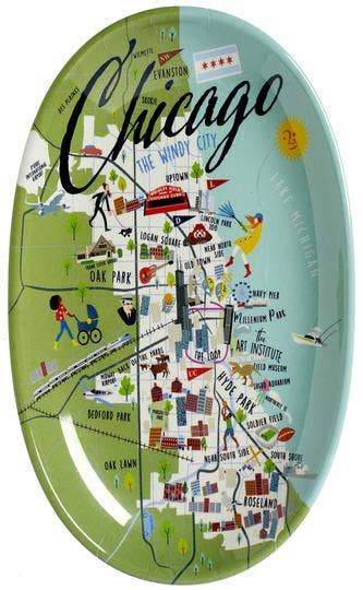 Galleyware - Wholesale Decorative Tray - Chicago 8.5" Tidbit Tray1