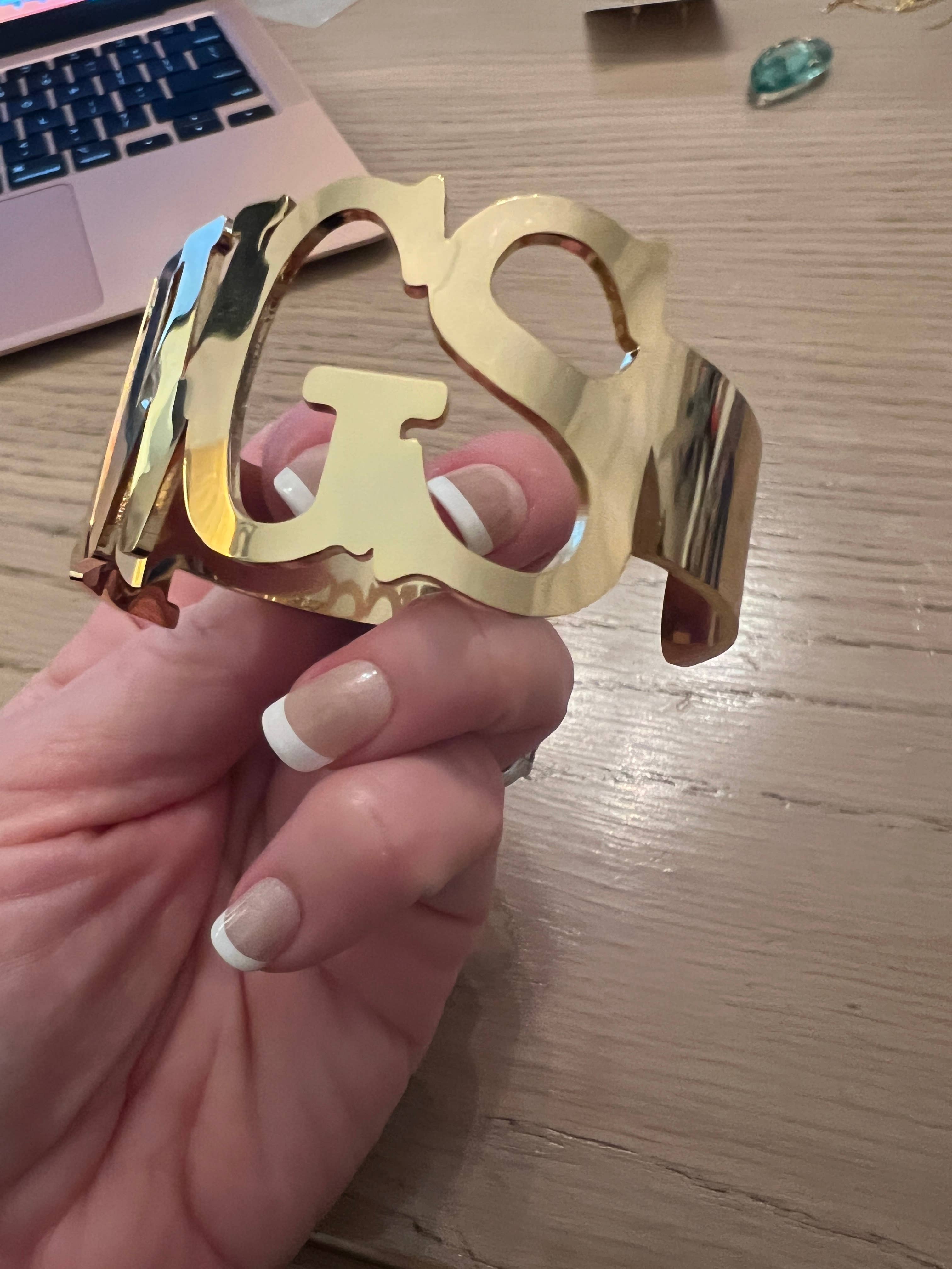 Steele Sloan Designs - Wholesale Bangle Bracelet - DAWGS Bangle Bracelets Tarnish Resistant All Caps -Go Dawgs3