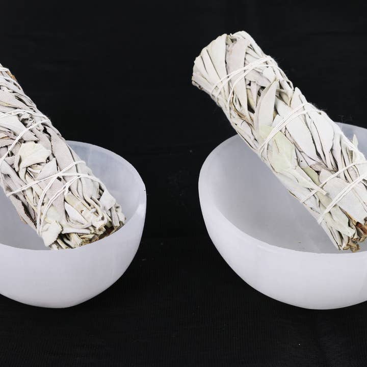 Designs by Deekay Inc. - Wholesale Smudge Plate - Selenite Smudge Bowl (4 in.)2