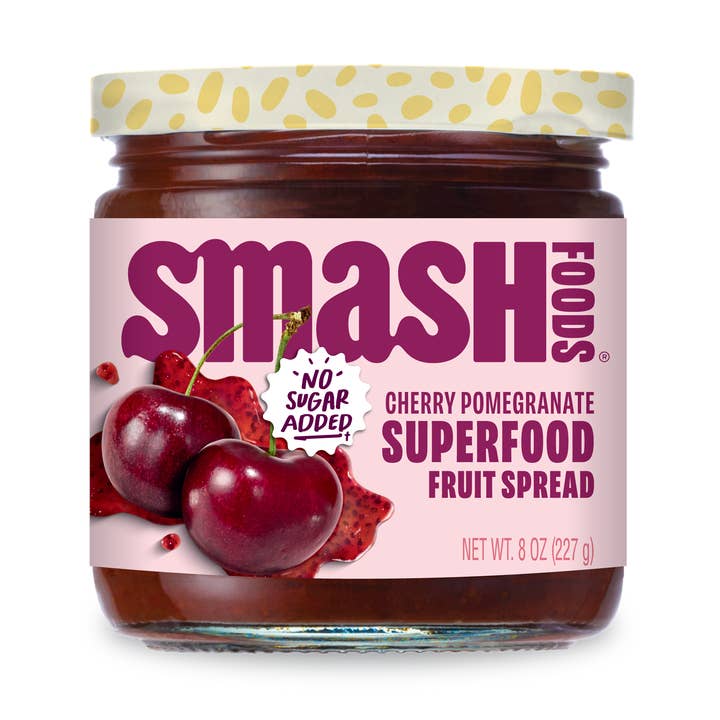Cherry Pomegranate - Smash Superfood Jam for wholesale by Smash Foods