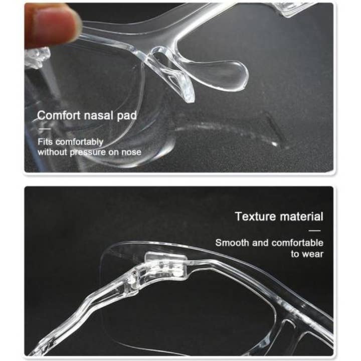Trio Trading - Wholesale Safety Equipment - Transparent EYE SHIELD, ANTI-SPLASH, REUSABLE1
