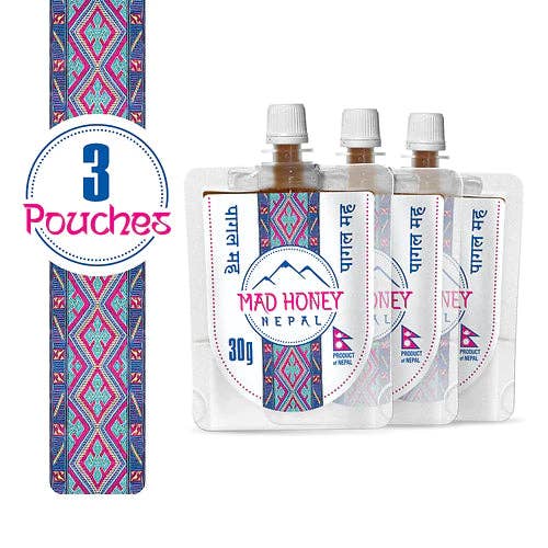 Mad Honey Nepal - Wholesale Honey - Mad Honey Nepal Pouch 3-Pack